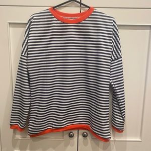 Colorful striped long sleeve shirt- all season